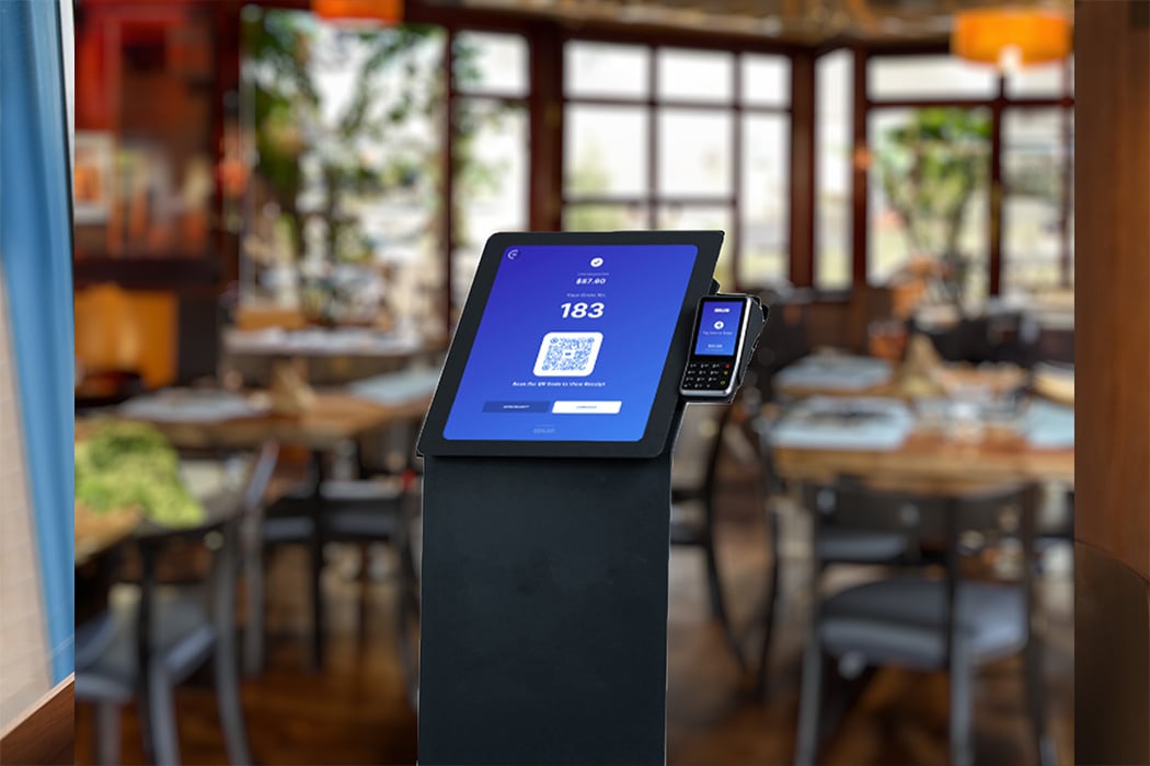 Self Ordering Kiosk at Hospitality Venue